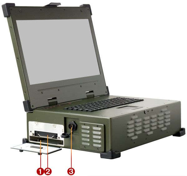 Ruggedized briefcase style portable computer with dual-core and