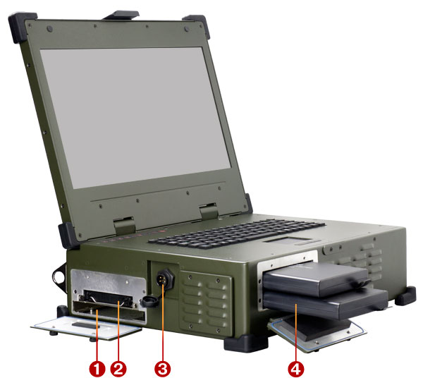 MPC-1000 DC model with lithium-ion battery packs