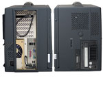 rugged lunch box style transportable PC workstation MPC-9000 series travel and transport case