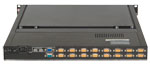 smk-990s17 dual interface 16-port KVM switch back side input output ports