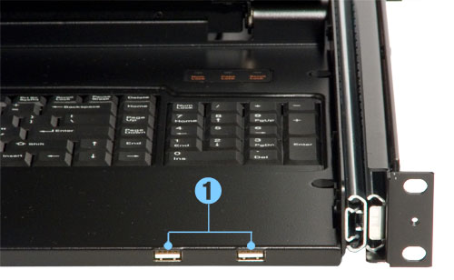 LCD monitor keyboard mouse model DKM-UX20M