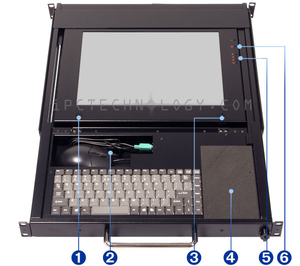 LCD monitor keyboard mouse model DKM-TX15M